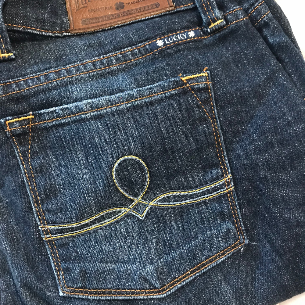 Long Lucky Brand Sofia Boot Jeans